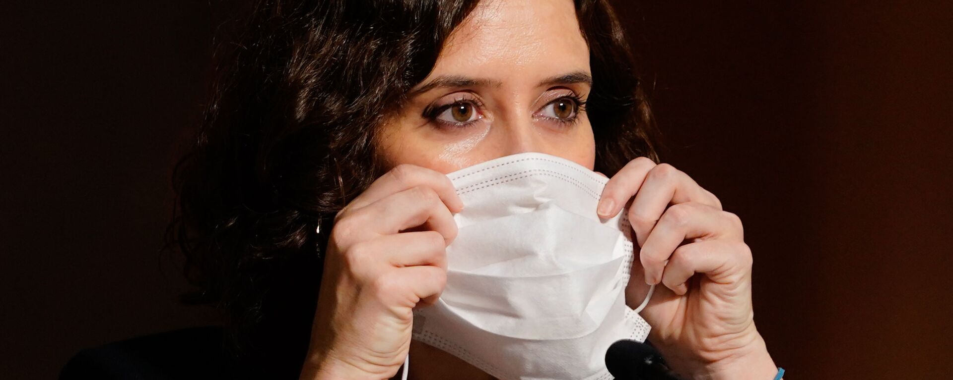 Isabel Díaz Ayuso con mascarilla - Sputnik Mundo, 1920, 15.03.2021