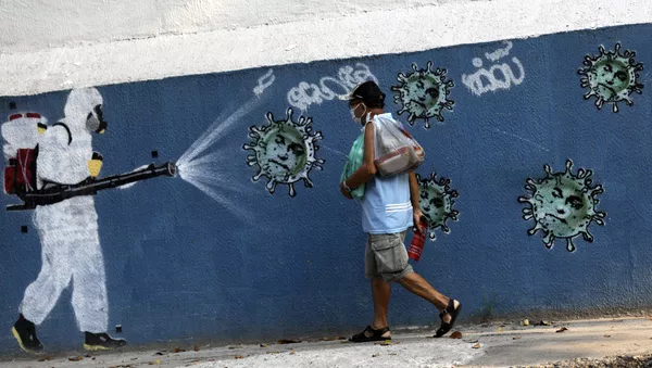 Coronavirus en Brasil (imagen referencial)