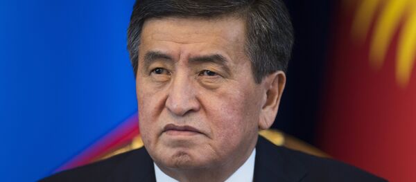 Sooronbái Zheenbékov, presidente de Kirguistán - Sputnik Mundo