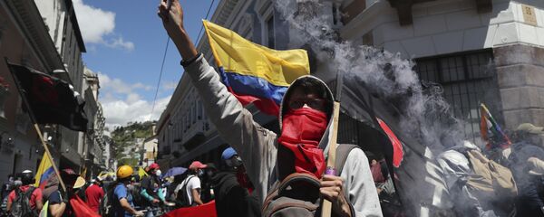 Protestas en Ecuador (Archivo) - Sputnik Mundo