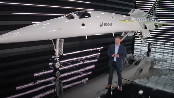 Un prototipo de la aeronave supersónica XB-1 presentado por Boom Supersonic - Sputnik Mundo