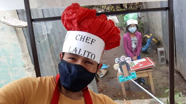 Un triciclo escuela: el profesor Lalito pedalea por la educación en Guatemala - Sputnik Mundo