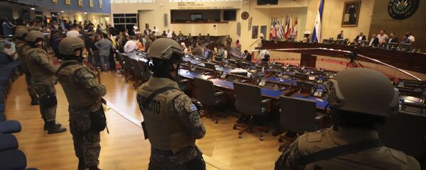 Ocupación militar del Parlamento de El Salvador - Sputnik Mundo