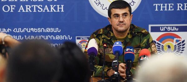 El presidente de la autoproclamada república de Nagorno Karabaj, Araik Arutiunián - Sputnik Mundo