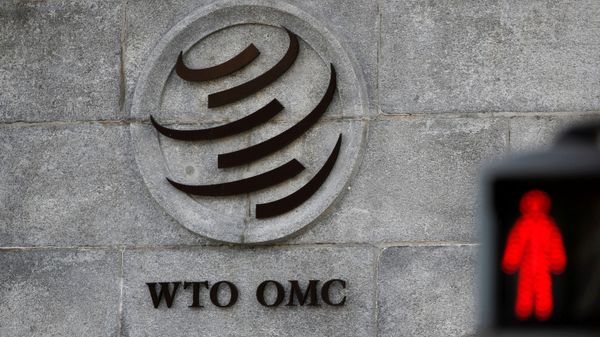 El logotipo de la Organización Mundial del Comercio El logotipo de la Organización Mundial del Comercio - Sputnik Mundo
