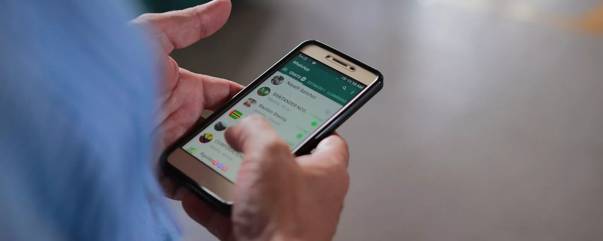 Un teléfono con WhatsApp Un teléfono con WhatsApp - Sputnik Mundo, 1920, 02.02.2022
