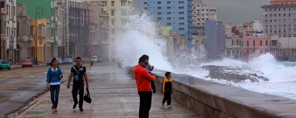 Tormenta en La Habana - Sputnik Mundo