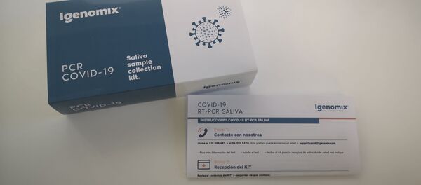 Pack de PCR de saliva de la empresa Igenomix - Sputnik Mundo