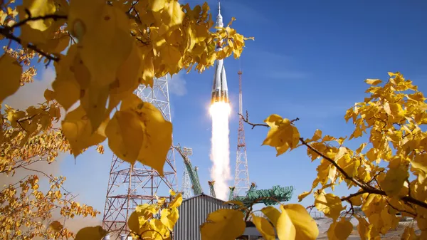 El lanzamiento del Soyuz 2.1a con el Soyuz MS-17 desde el Cosmódromo de Baikonur 
