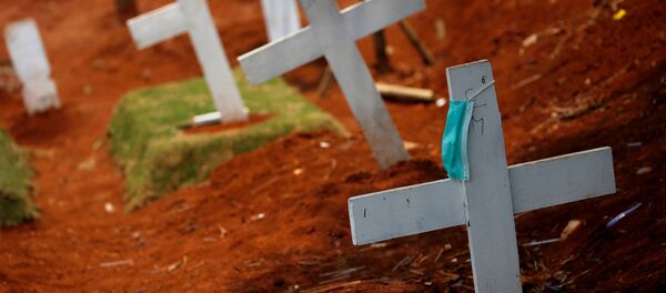 Entierros de los contagiados de coronavirus  - Sputnik Mundo