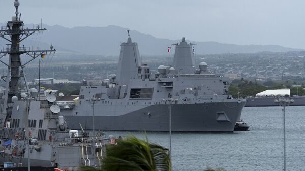 Buque estadounidense USS Portland - Sputnik Mundo