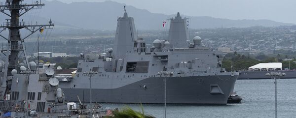 Buque estadounidense USS Portland - Sputnik Mundo