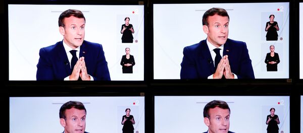 Emmanuel Macron, presidente de Francia Emmanuel Macron, presidente de Francia - Sputnik Mundo