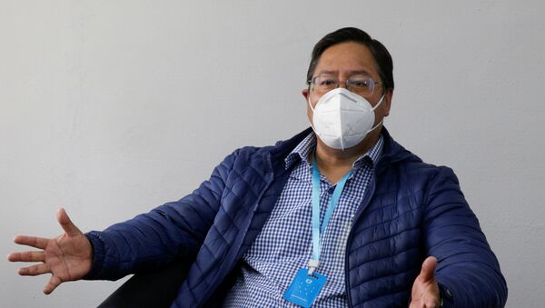 Luis Arce, candidato a la presidencia de Bolivia - Sputnik Mundo