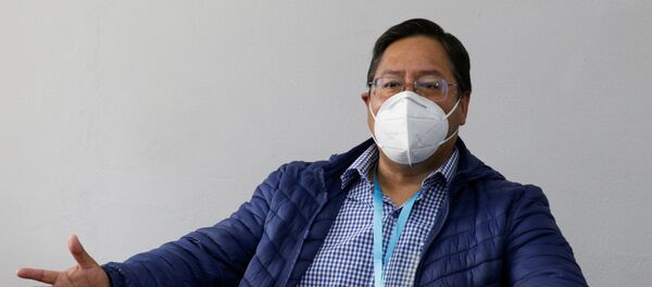 Luis Arce, candidato a la presidencia de Bolivia - Sputnik Mundo