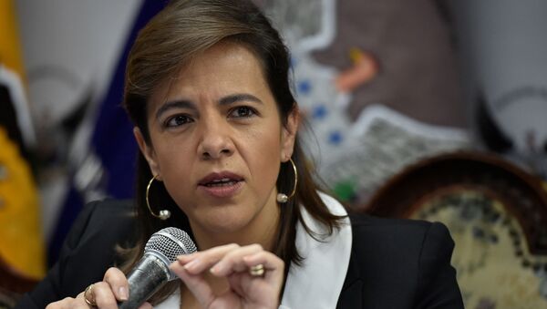 María Paula Romo, ministra de Gobierno de Ecuador - Sputnik Mundo