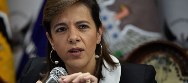 María Paula Romo, ministra de Gobierno de Ecuador - Sputnik Mundo