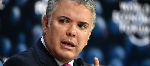 Iván Duque, presidente de Colombia - Sputnik Mundo
