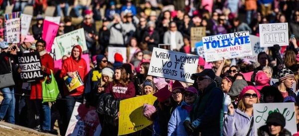 Protestas organizadas por la Marcha de las Mujeres en EEUU - Sputnik Mundo