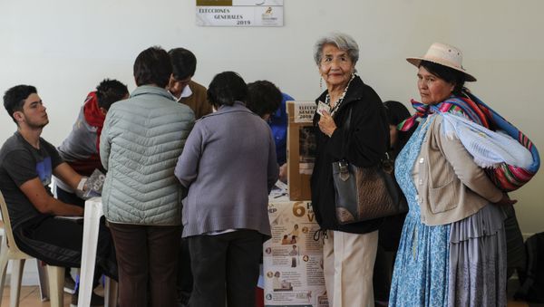 Elecciones presidenciales en Bolivia (archivo) Elecciones presidenciales en Bolivia (archivo) - Sputnik Mundo