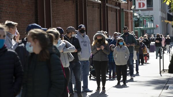 El voto anticipado en EEUU - Sputnik Mundo