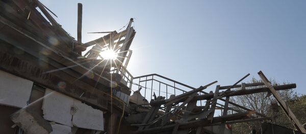 Destrucción en Nagorno Karabaj - Sputnik Mundo