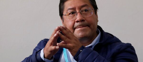 Luis Arce, candidato del MAS a la Presidencia de Bolivia - Sputnik Mundo