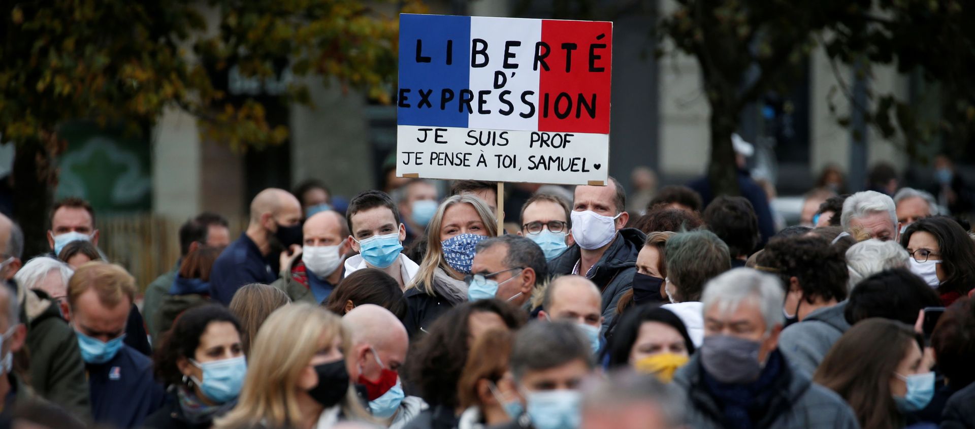 Protestas en Francia por la decapitación de un profesor - Sputnik Mundo, 1920, 19.10.2020