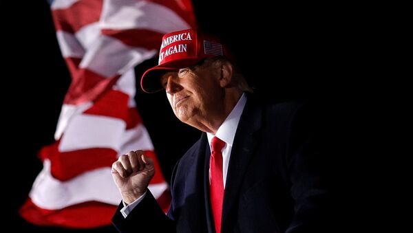 Donald Trump en su mitin de Wisconsin - Sputnik Mundo