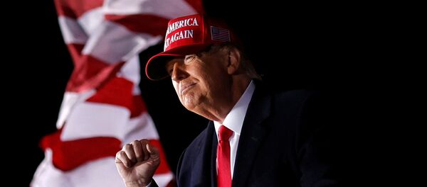 Donald Trump en su mitin de Wisconsin - Sputnik Mundo