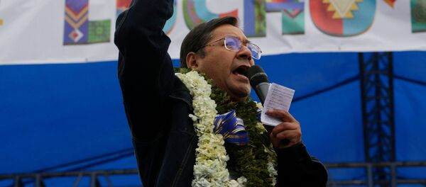 Luis Arce, presidente electo de Bolivia - Sputnik Mundo