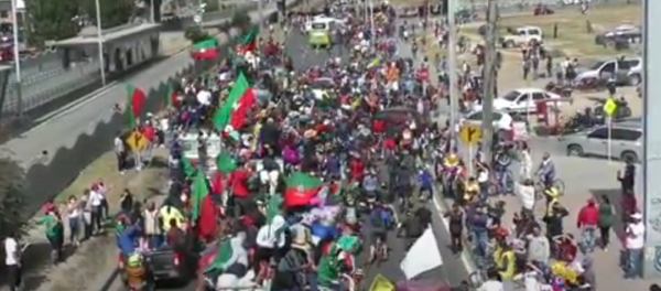 Los indígenas llegan a Bogotá exigiendo un encuentro cara a cara con Duque - Sputnik Mundo