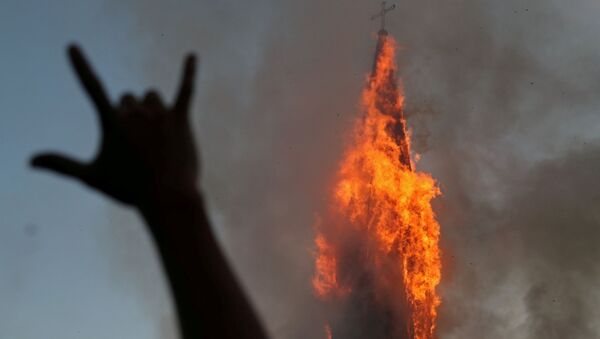 Protestas en Chile - Sputnik Mundo