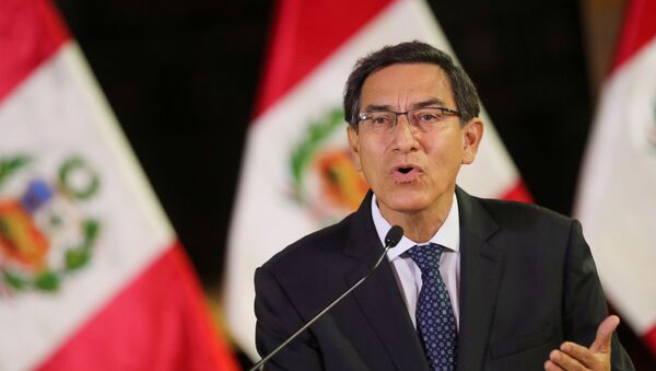 Martín Vizcarra, presidente de Perú - Sputnik Mundo