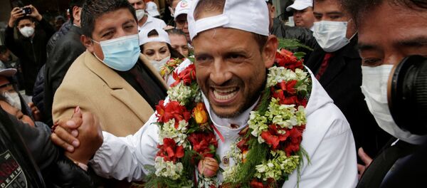 Luis Fernando Camacho, líder cívico boliviano - Sputnik Mundo