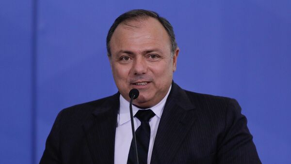 Eduardo Pazuello, ministro de Salud de Brasil Eduardo Pazuello, ministro de Salud de Brasil - Sputnik Mundo