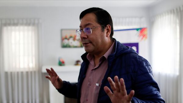 Luis Arce, presidente de Bolivia - Sputnik Mundo