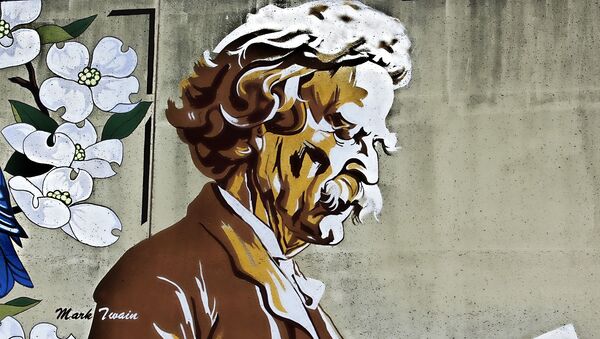 Pintura de Mark Twain - Sputnik Mundo