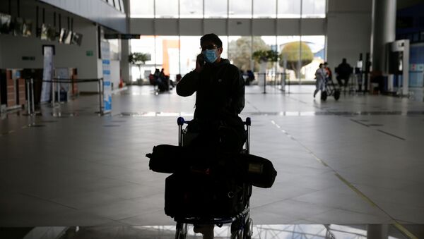 El aeropuerto El Alto durante la huelga - Sputnik Mundo