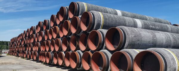 Tuberías para el gasoducto Nord Stream 2 - Sputnik Mundo
