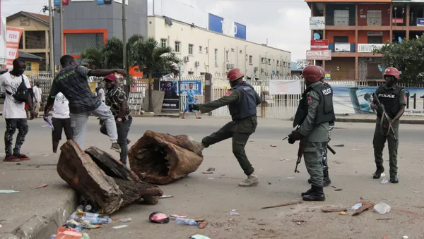 La Policía de Nigeria - Sputnik Mundo