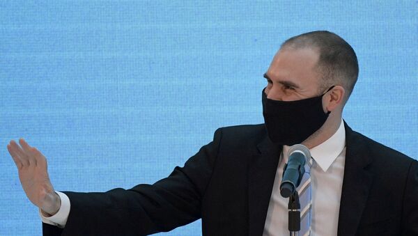 Martín Guzmán, ministro de Economía de Argentina - Sputnik Mundo