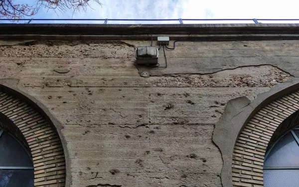 Impactos de bala en el Viaducto de los Quince Ojos en Madrid Impactos de bala en el Viaducto de los Quince Ojos en Madrid - Sputnik Mundo