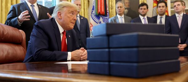 La firma del acuerdo entre Israel y Sudán en la Casa Blanca, EEUU - Sputnik Mundo