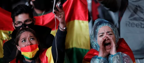 Protestas en Bolivia tras las elecciones Protestas en Bolivia tras las elecciones - Sputnik Mundo