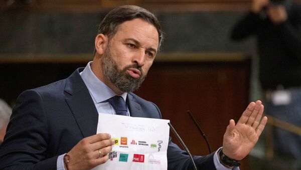 Santiago Abascal, moción de censura - Sputnik Mundo