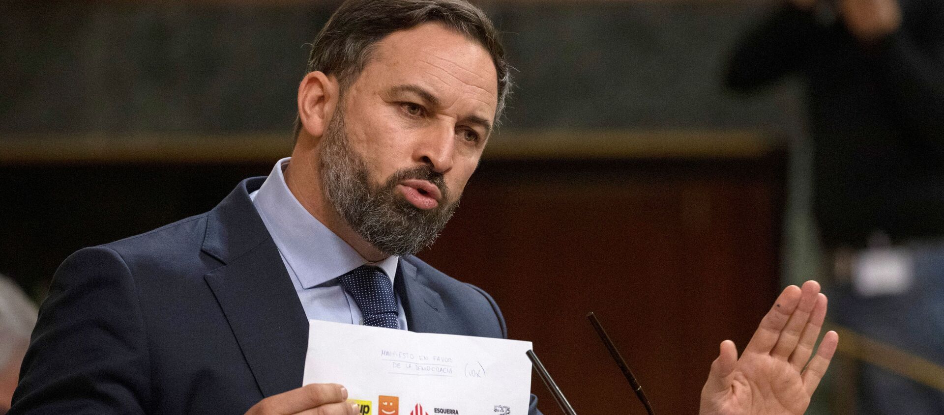 Santiago Abascal, moción de censura - Sputnik Mundo, 1920, 24.10.2020