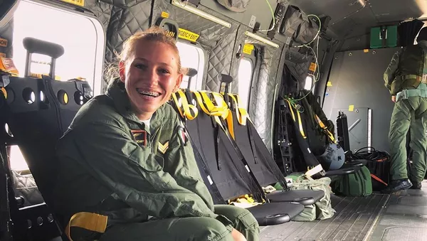 ​Giulia Schiff, piloto militar - Sputnik Mundo