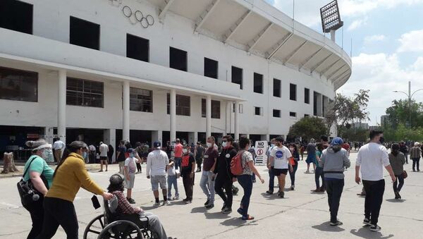 Estadio Nacional, excentro de detención y lugar de votación más grande de Chile - Sputnik Mundo