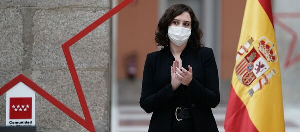 La presidenta de la Comunidad de Madrid, Isabel Díaz Ayuso - Sputnik Mundo